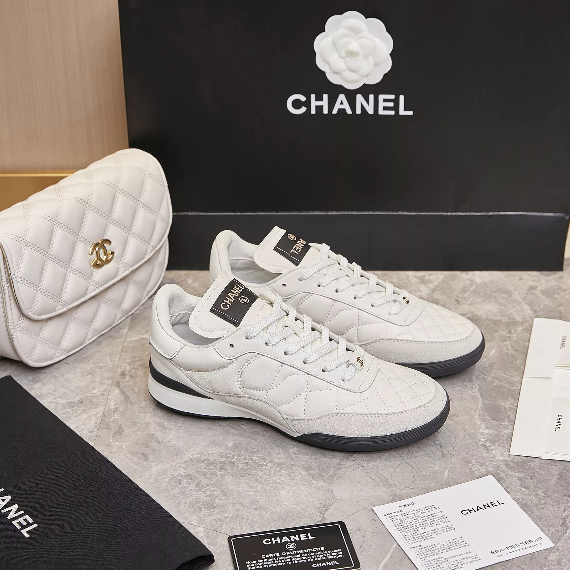 chanel decontractees chaussures pour femme s_12760473